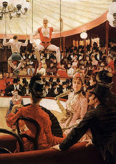 James Jacques Joseph Tissot The Circus Lover oil painting image